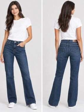 Lucky Brand Sofia Boot Jeans Size 12/31 Dark Wash Bootcut Stretch Denim